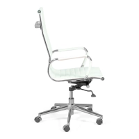 Task high back office chair : Ergonomics and modern design in eco-leather