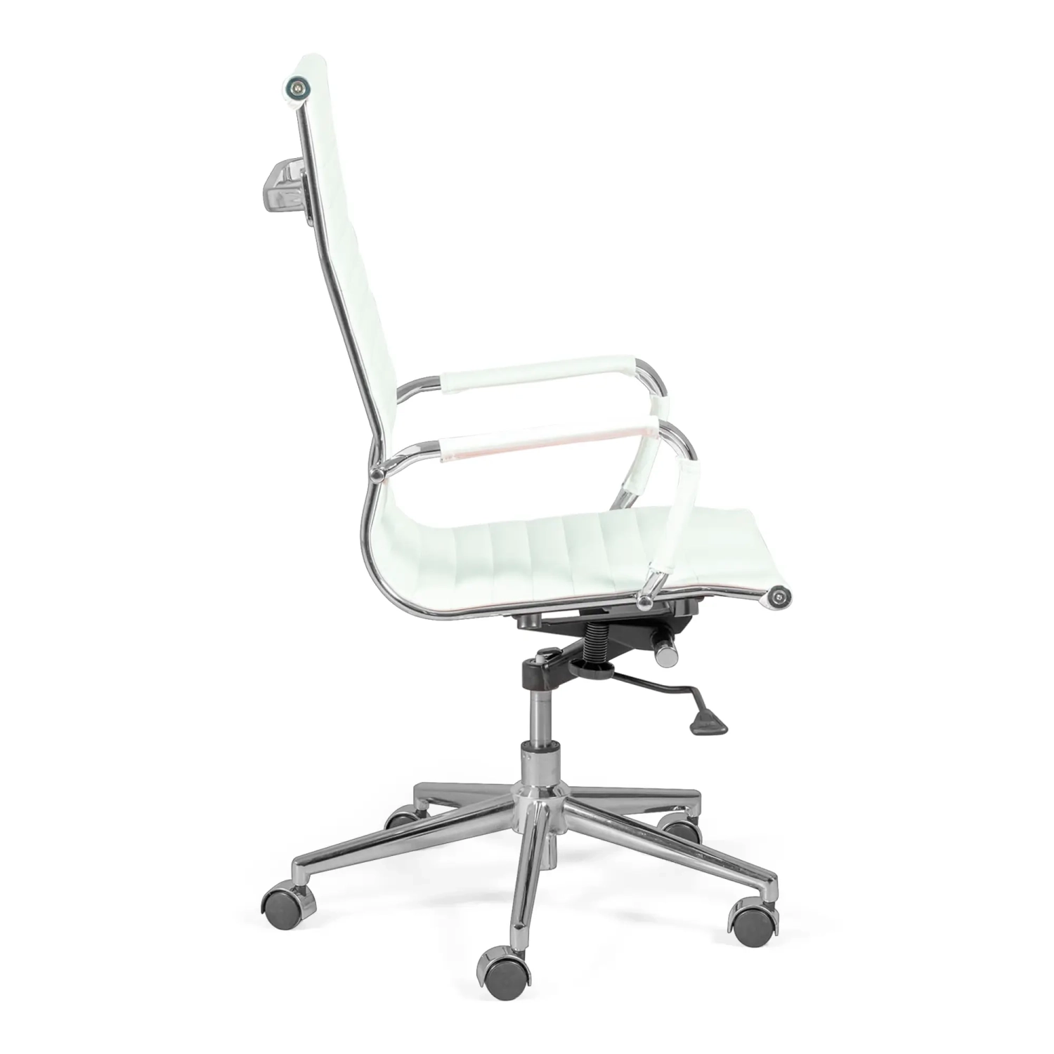 Bureaustoel met hoge rugleuning | Ergonomie en modern ontwerp in kunstleer
