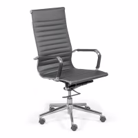 Pracovní kancelářská židle s vysokým opěradlem | Ergonomie a moderní design v imitaci kůže