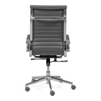 Task high back office chair : Ergonomics and modern design in eco-leather