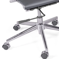 Pracovní kancelářská židle s vysokým opěradlem | Ergonomie a moderní design v imitaci kůže