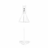 Lampada da tavolo Jhon | Design ispirato ad Arne Jacobsen in acciaio