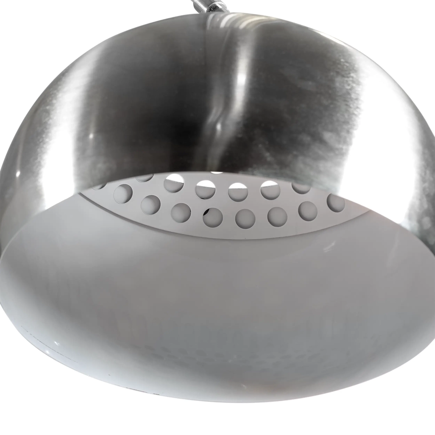 Manhattan chandelier in steel and Carrara marble | Modern design lighting