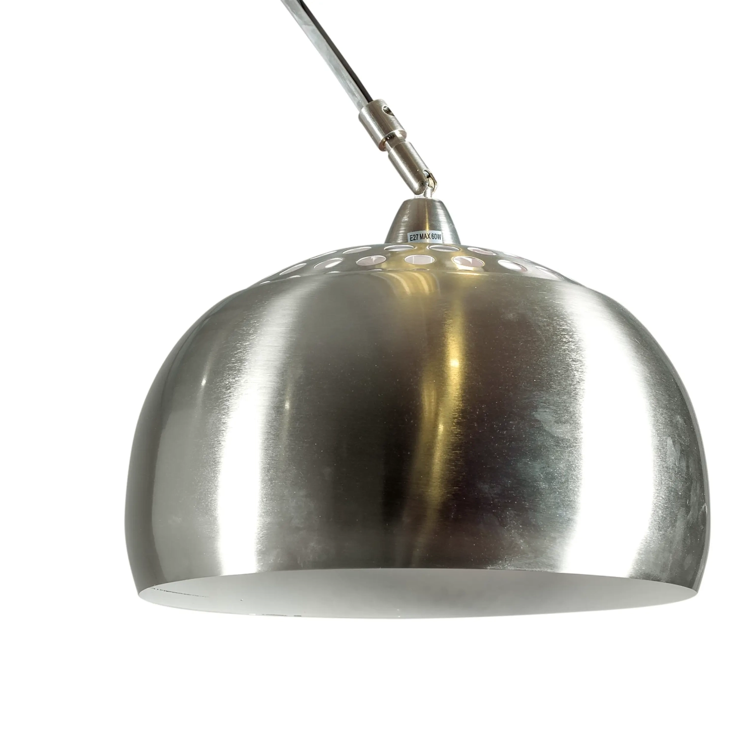 Manhattan kroonluchter in staal en Carrara marmer | Moderne designverlichting