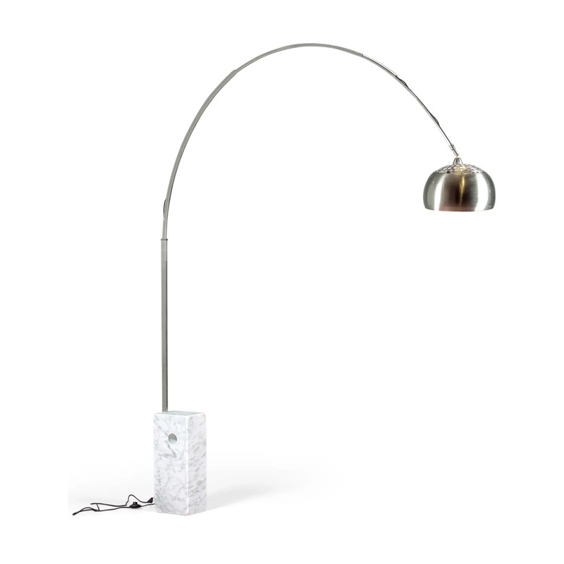 Manhattan Kronleuchter aus Stahl und Carrara-Marmor | Moderne Designbeleuchtung