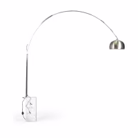Lustre Manhattan em aço e mármore de Carrara | Iluminação de design moderno