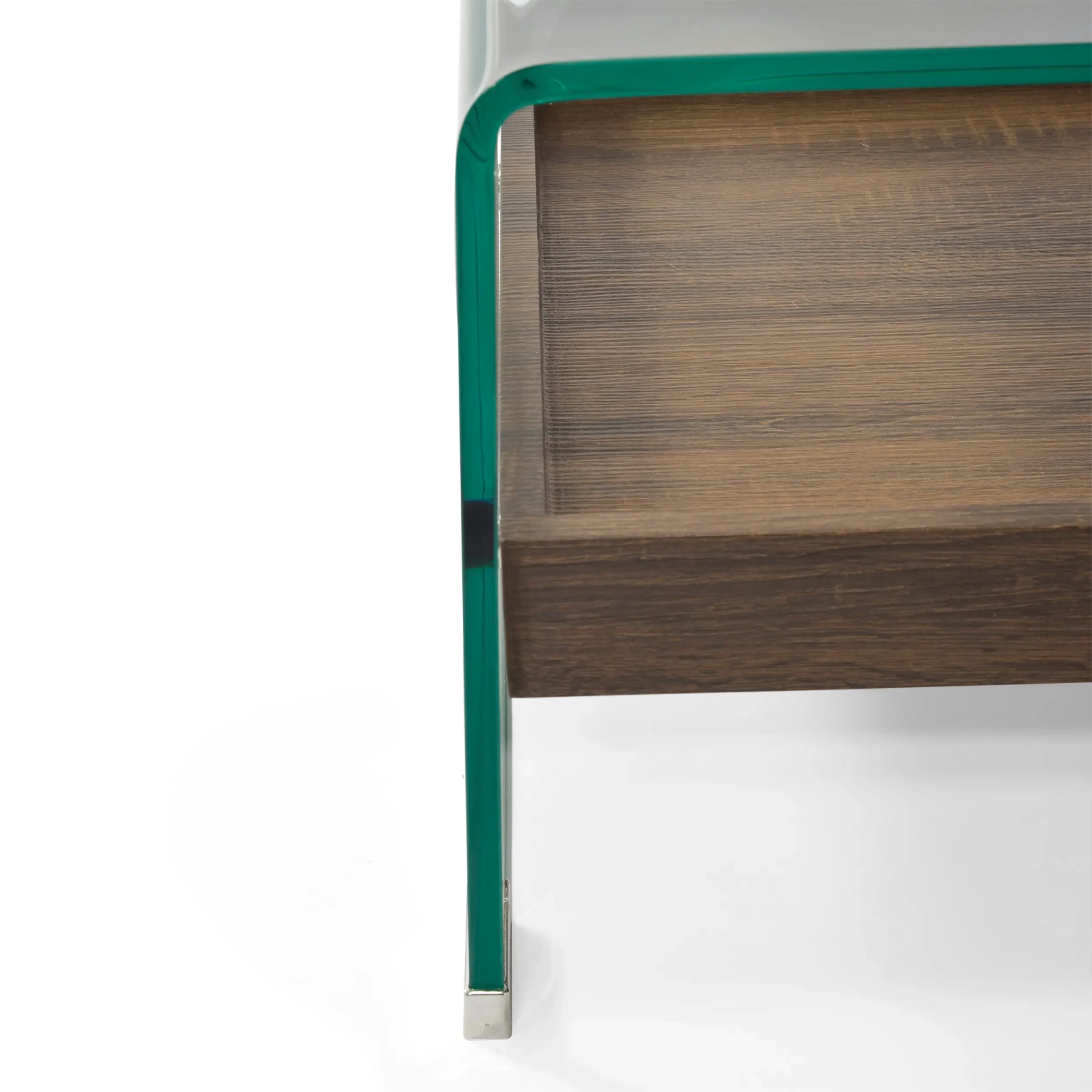 Coffee table Pot : Tempered glass with wooden drawer