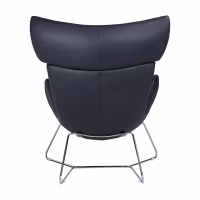 Sedia Emola in pelle italiana: poltrona moderna dal design pregiato