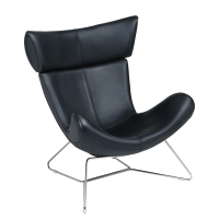 Emola Chair in Italian Leather : Modern armchair of premium design