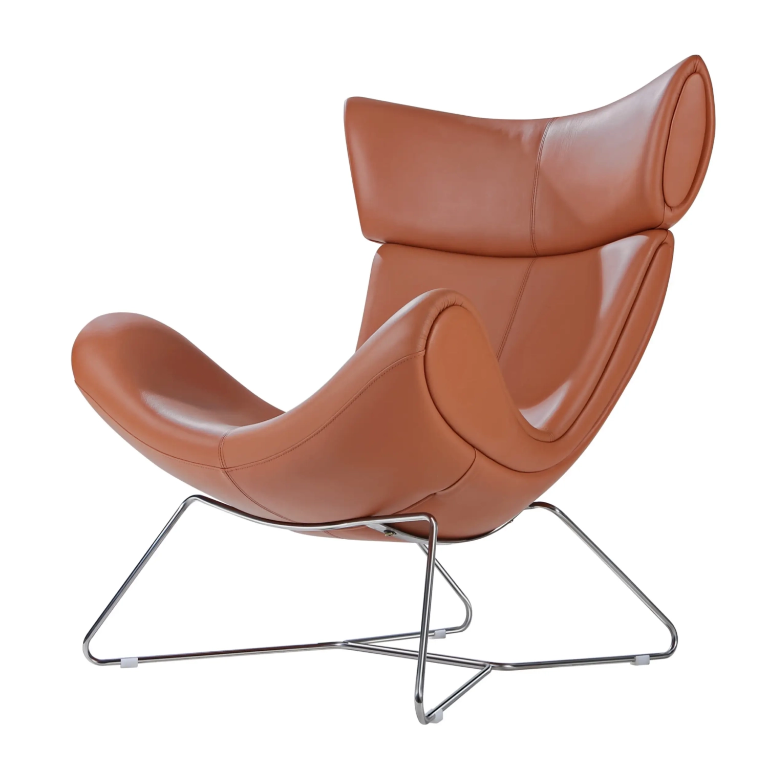 Emola Stuhl aus italienischem Leder : Moderner Sessel im Premium-Design