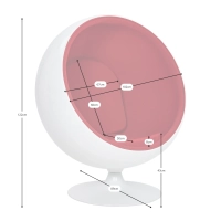 Replika kuličkového křesla v kašmíru - moderní křesla - designový nábytek