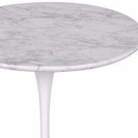 Tavolino Inspiration Tulip Side Marmo di Carrara Ø50 cm | Mobilie Design