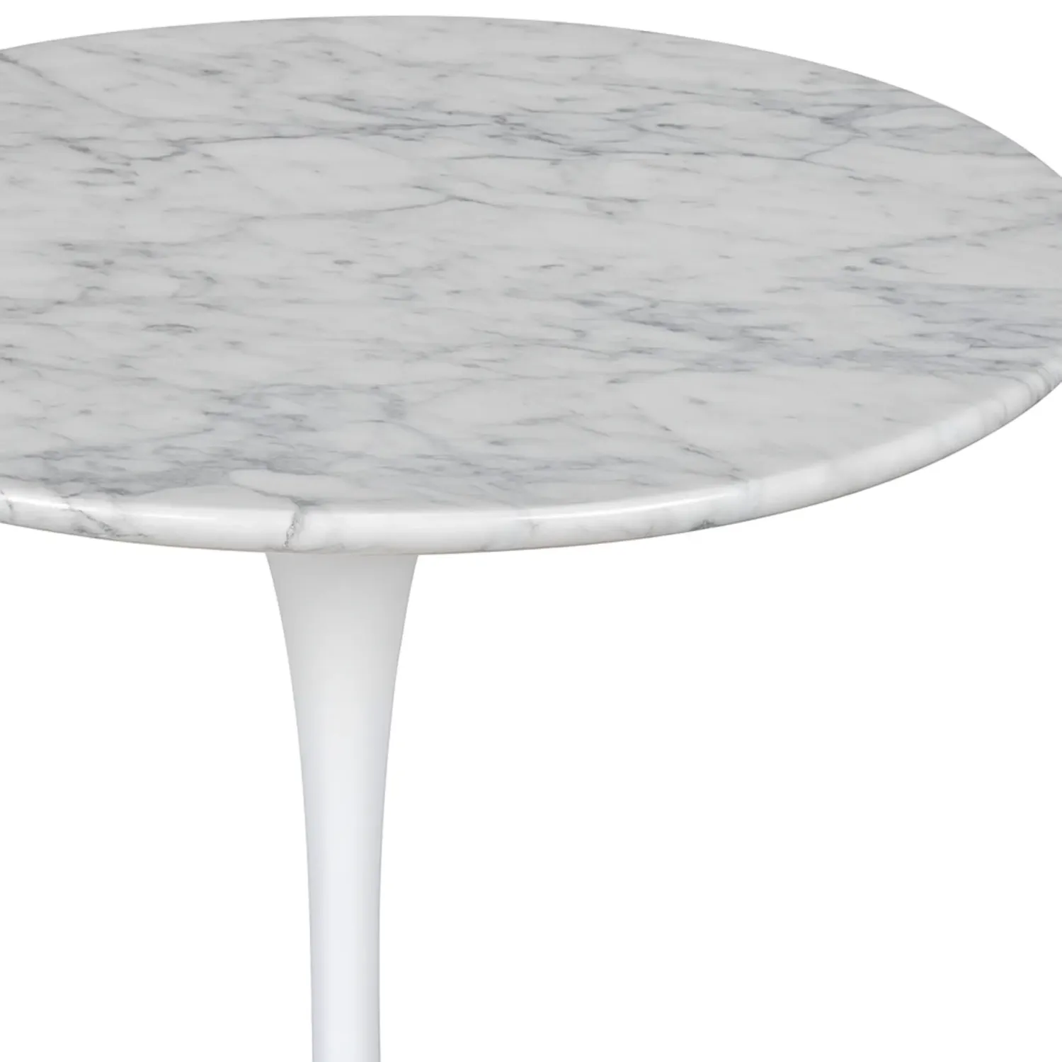 Tavolino Inspiration Tulip Side Marmo di Carrara Ø50 cm | Mobilie Design