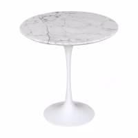 Tavolino Inspiration Tulip Side Marmo di Carrara Ø50 cm | Mobilie Design
