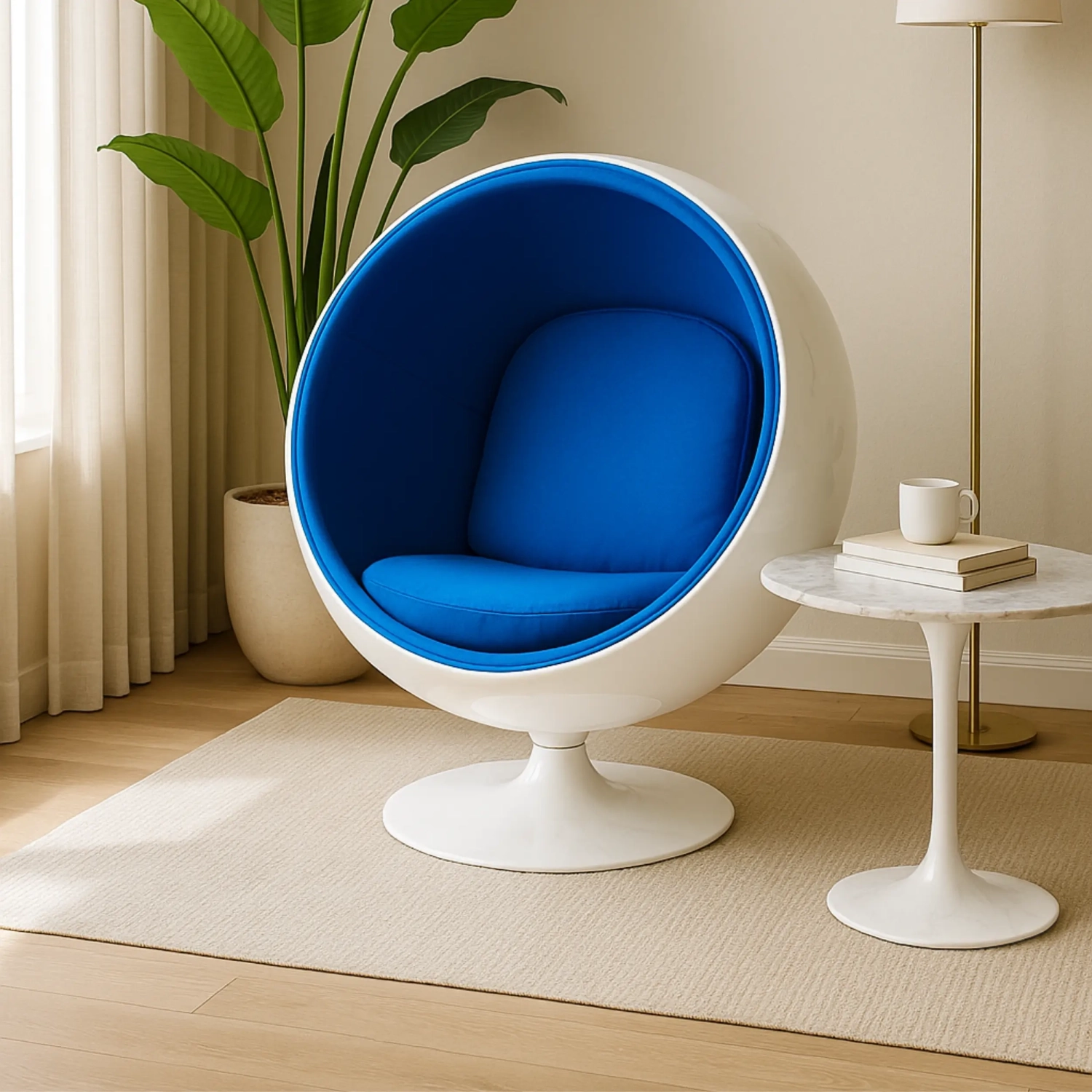 Replica Ball Chair em Cashmere - Poltronas Modernas - Mueble Design