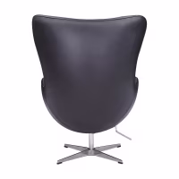 Ispirazione di Egg Chair di Pelle - Poltrona da Disegno Premium - Mobilie Design
