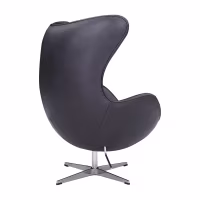 Ispirazione di Egg Chair di Pelle - Poltrona da Disegno Premium - Mobilie Design