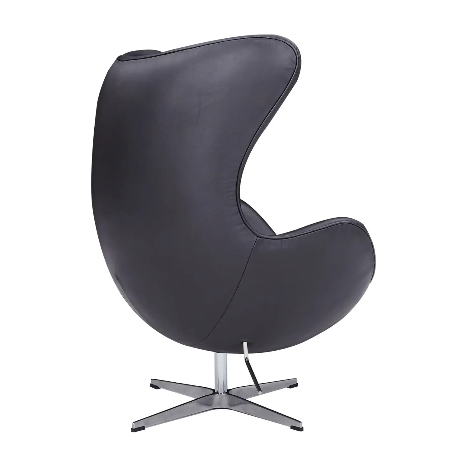 Ispirazione di Egg Chair di Pelle - Poltrona da Disegno Premium - Mobilie Design