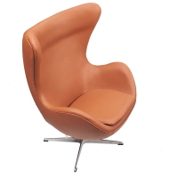 Egg Chair Leder Inspiration - Modern Sessel Premium - Mobelarium
