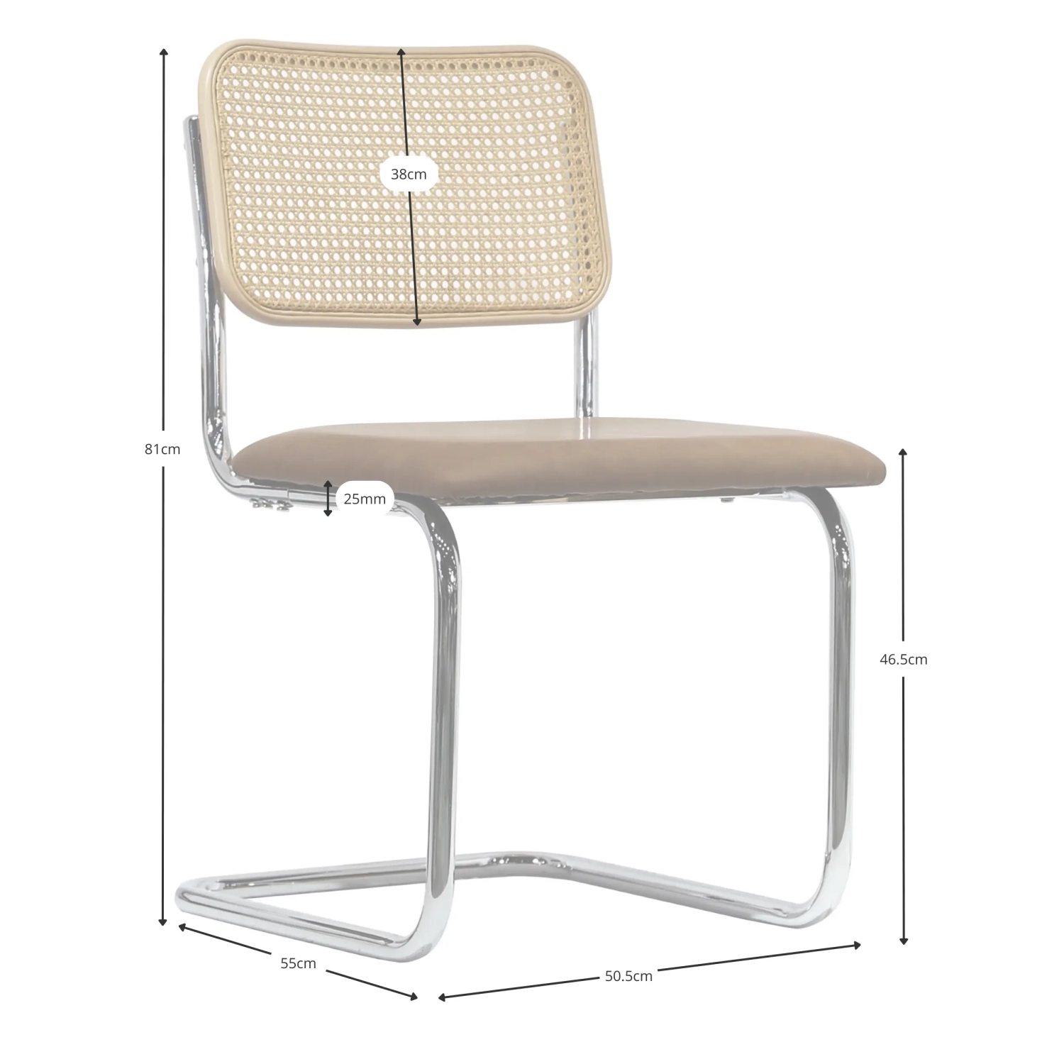 Sedia Cesca di artigianale - Sedia in rattan - Mobilie Design