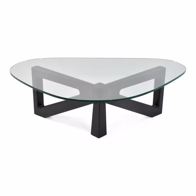 Tavolino di design in vetro temperato - Nodda