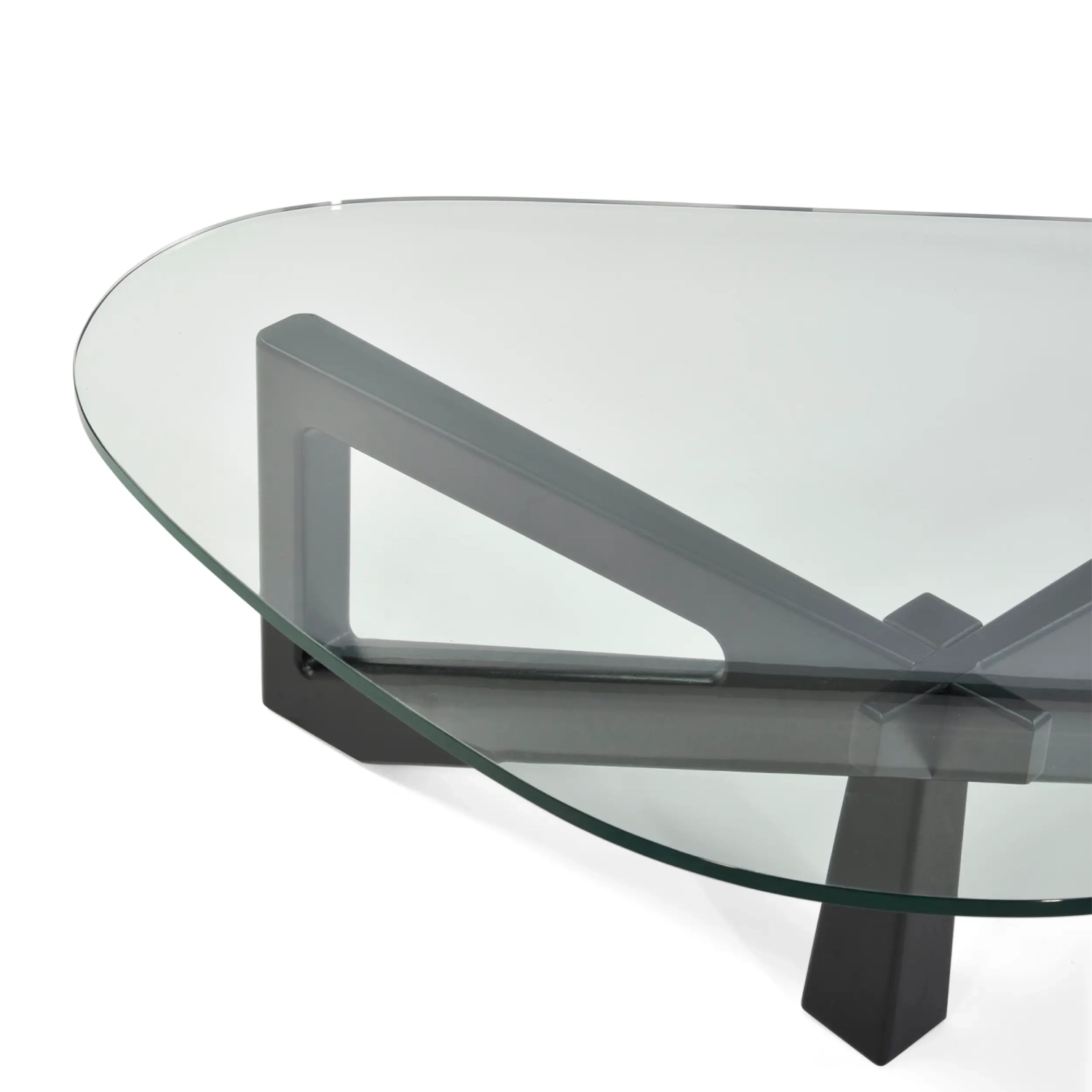 Design salontafel van gehard glas - Nodda