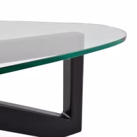 Tavolino di design in vetro temperato - Nodda