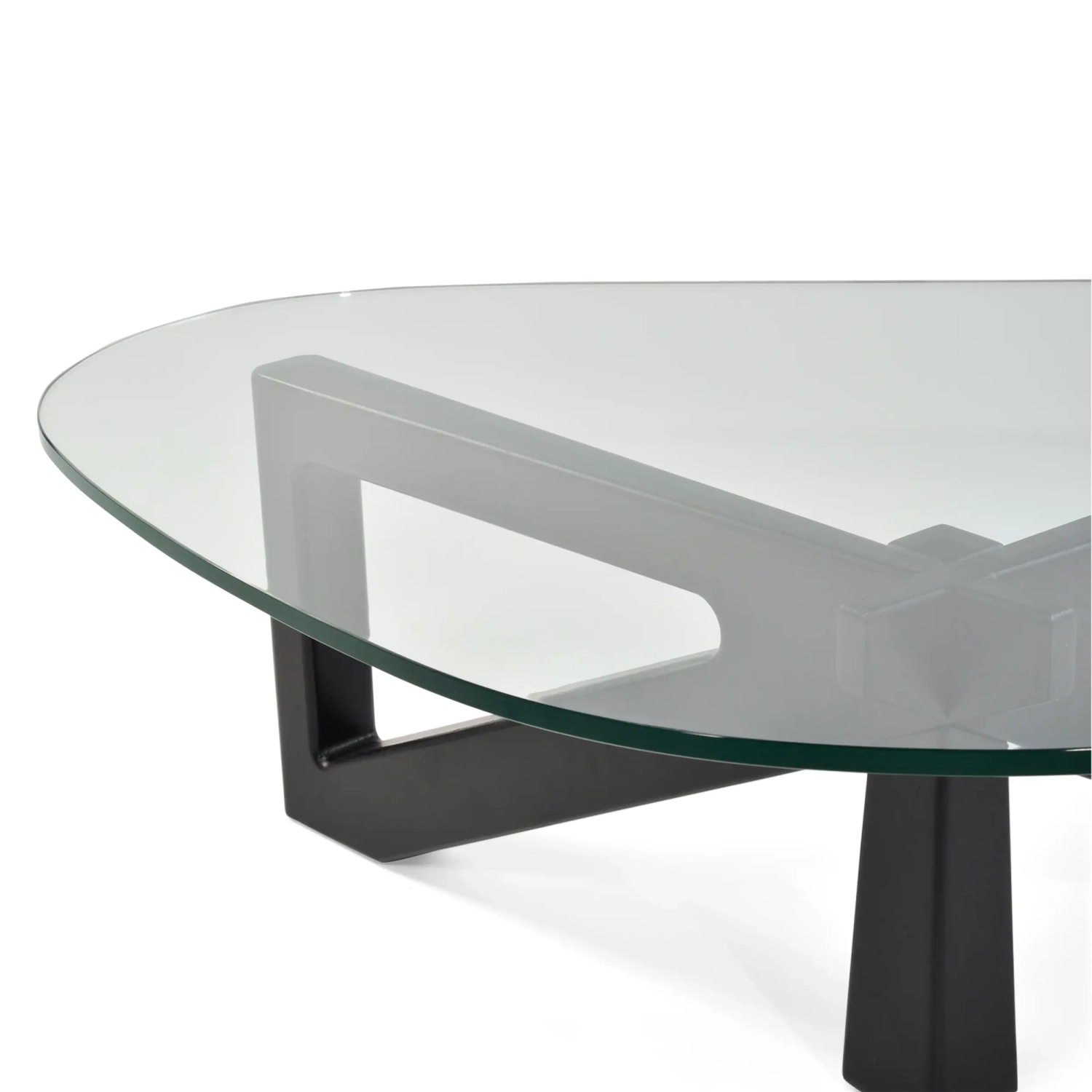 Design salontafel van gehard glas - Nodda