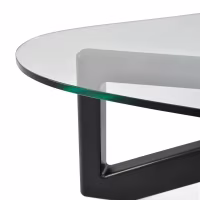 Tavolino di design in vetro temperato - Nodda