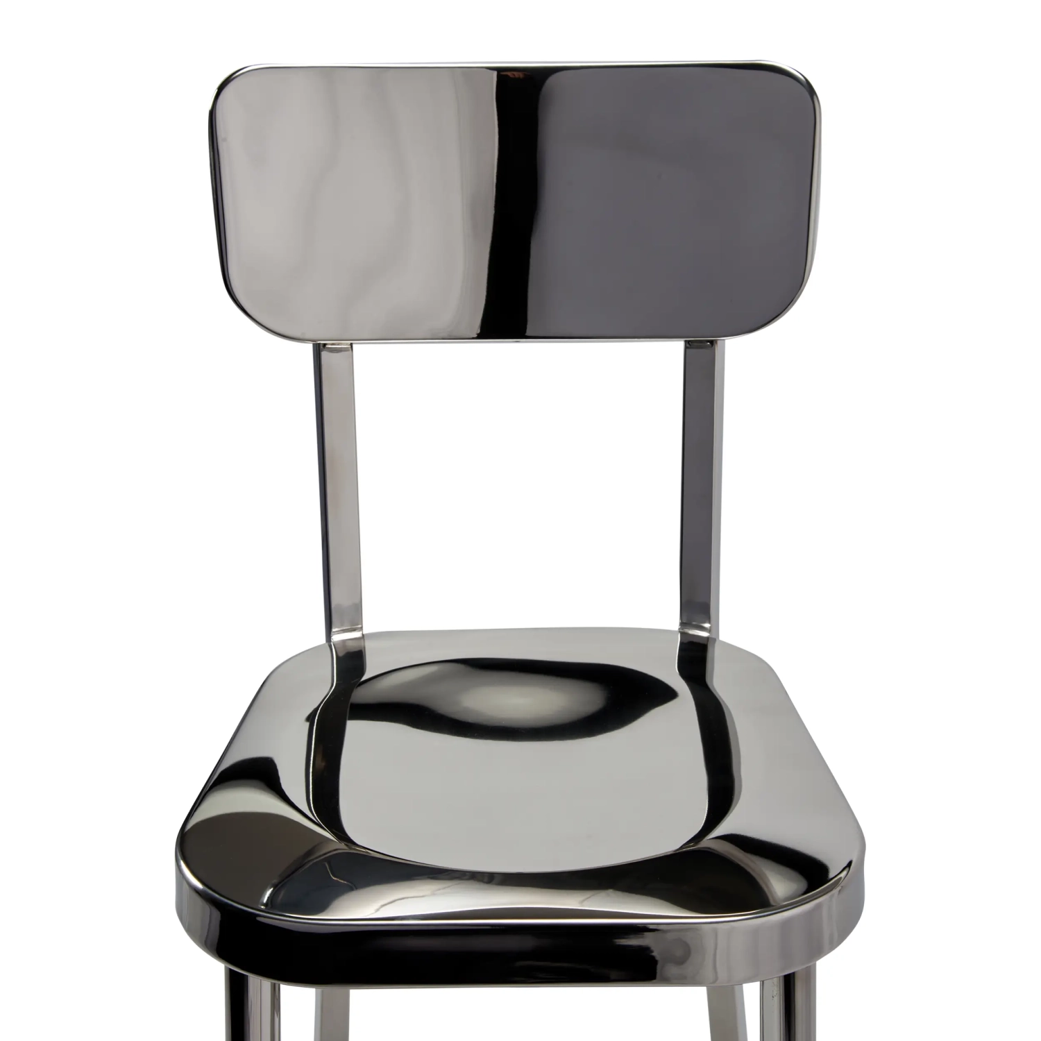 Stool stainless steel chrome-plated high - Delawere