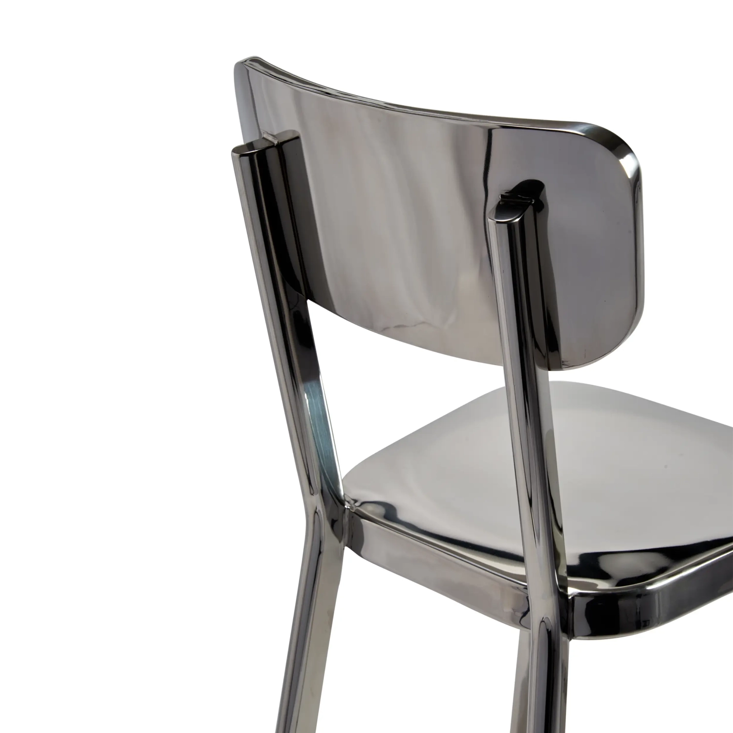 Stool stainless steel chrome-plated high - Delawere