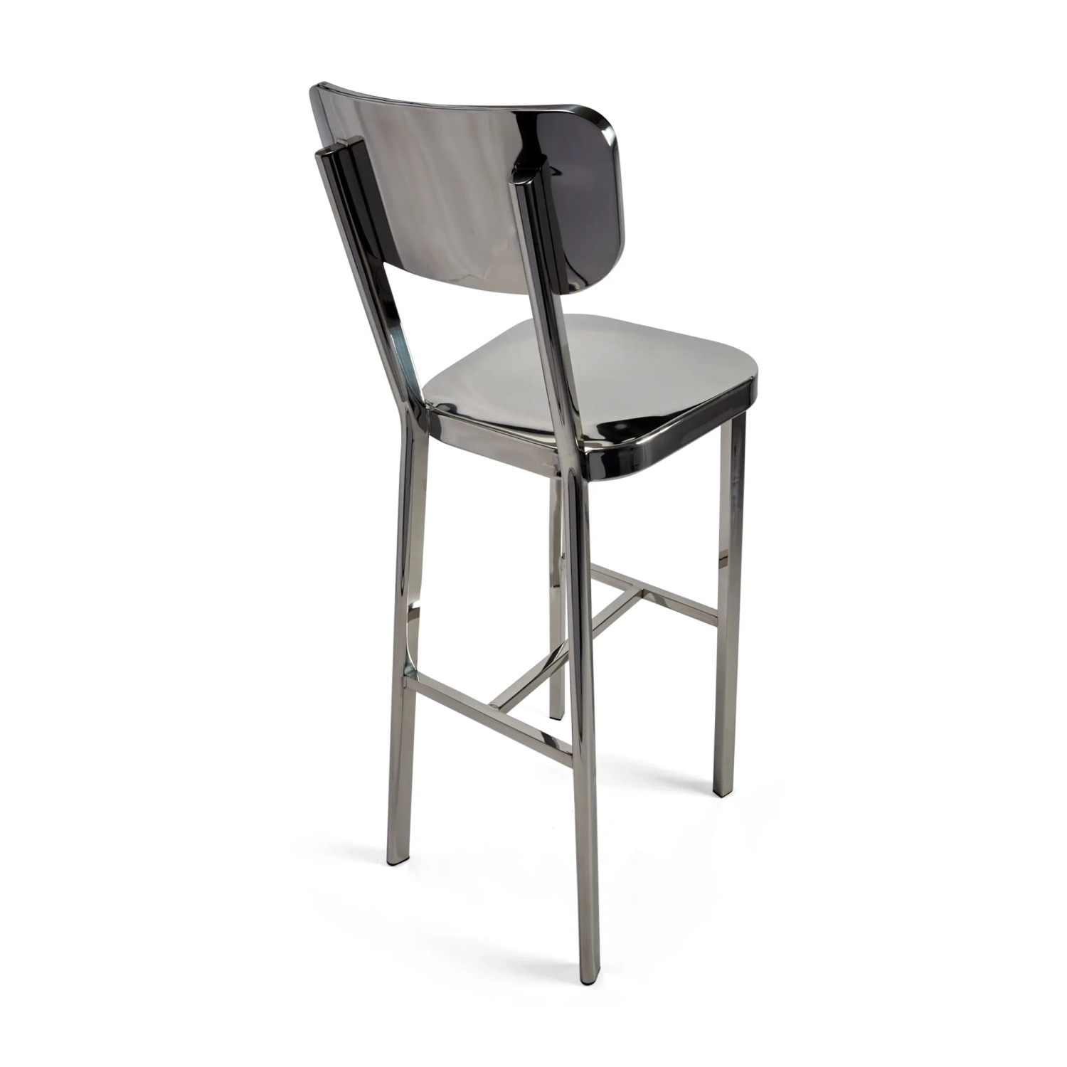 Stool stainless steel chrome-plated high - Delawere
