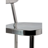 Stool stainless steel chrome-plated high - Delawere