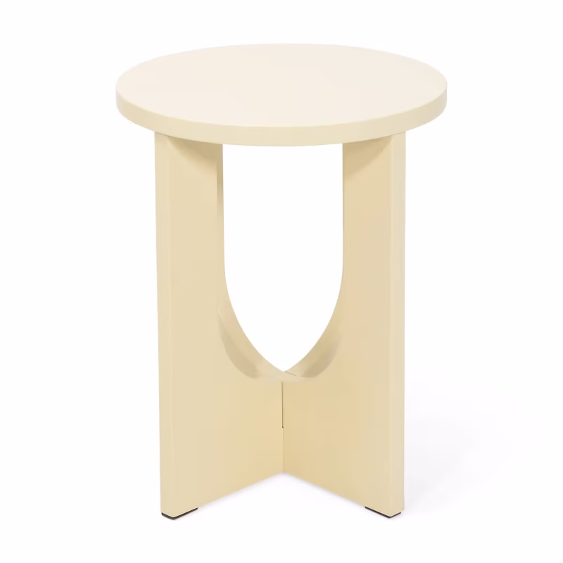 Tavolino in legno Flop | Design laccato rotondo 40 cm