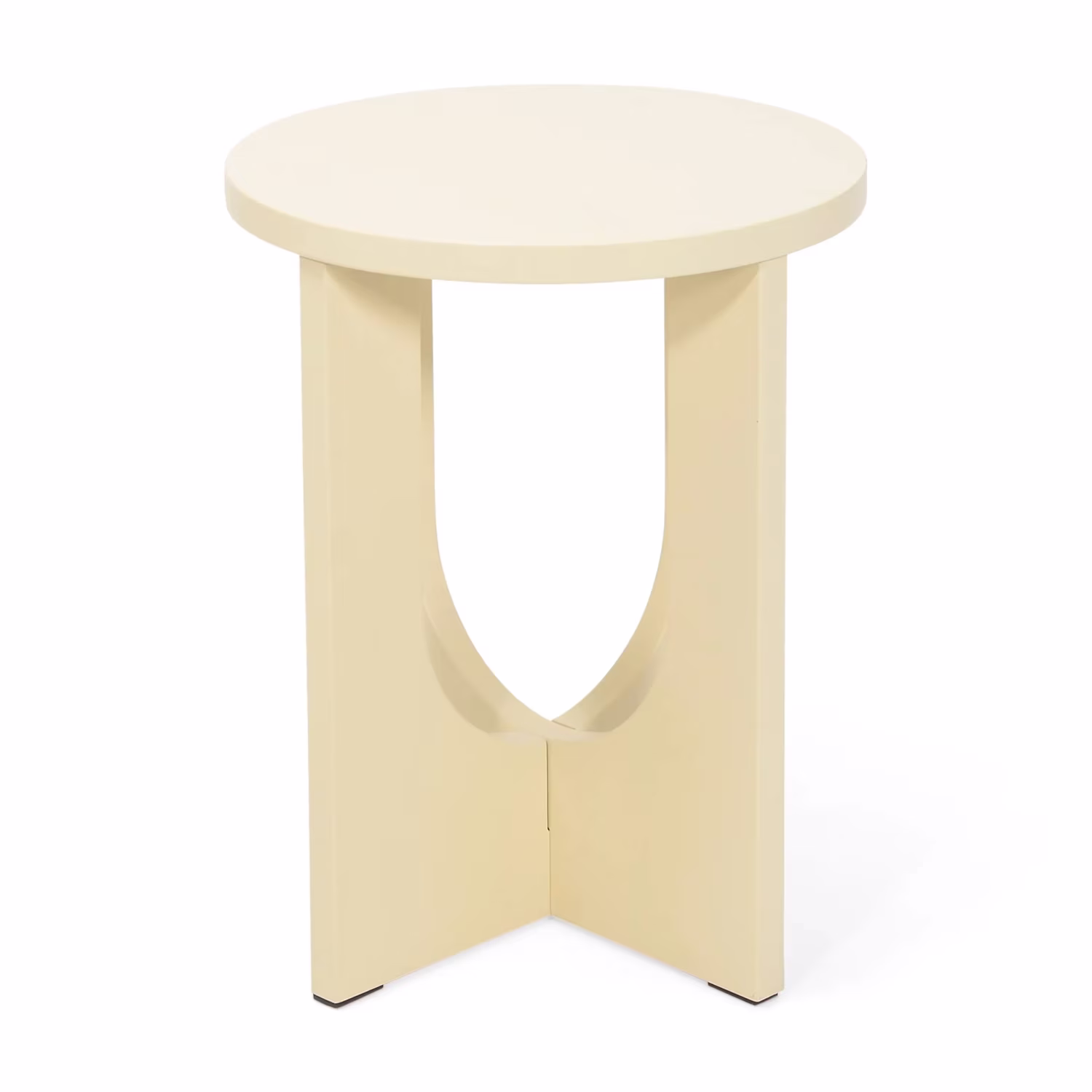 Tavolino in legno Flop | Design laccato rotondo 40 cm