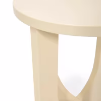 Tavolino in legno Flop | Design laccato rotondo 40 cm