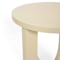 Table d'appoint en bois Flop - rond laqué 40 cm