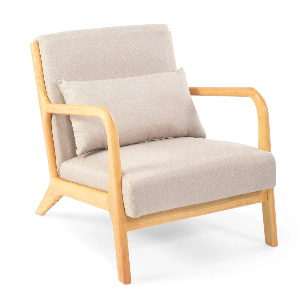 Poltrona scandinavo con cuscino lombare - Colmar