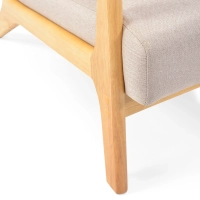Poltrona scandinavo con cuscino lombare - Colmar