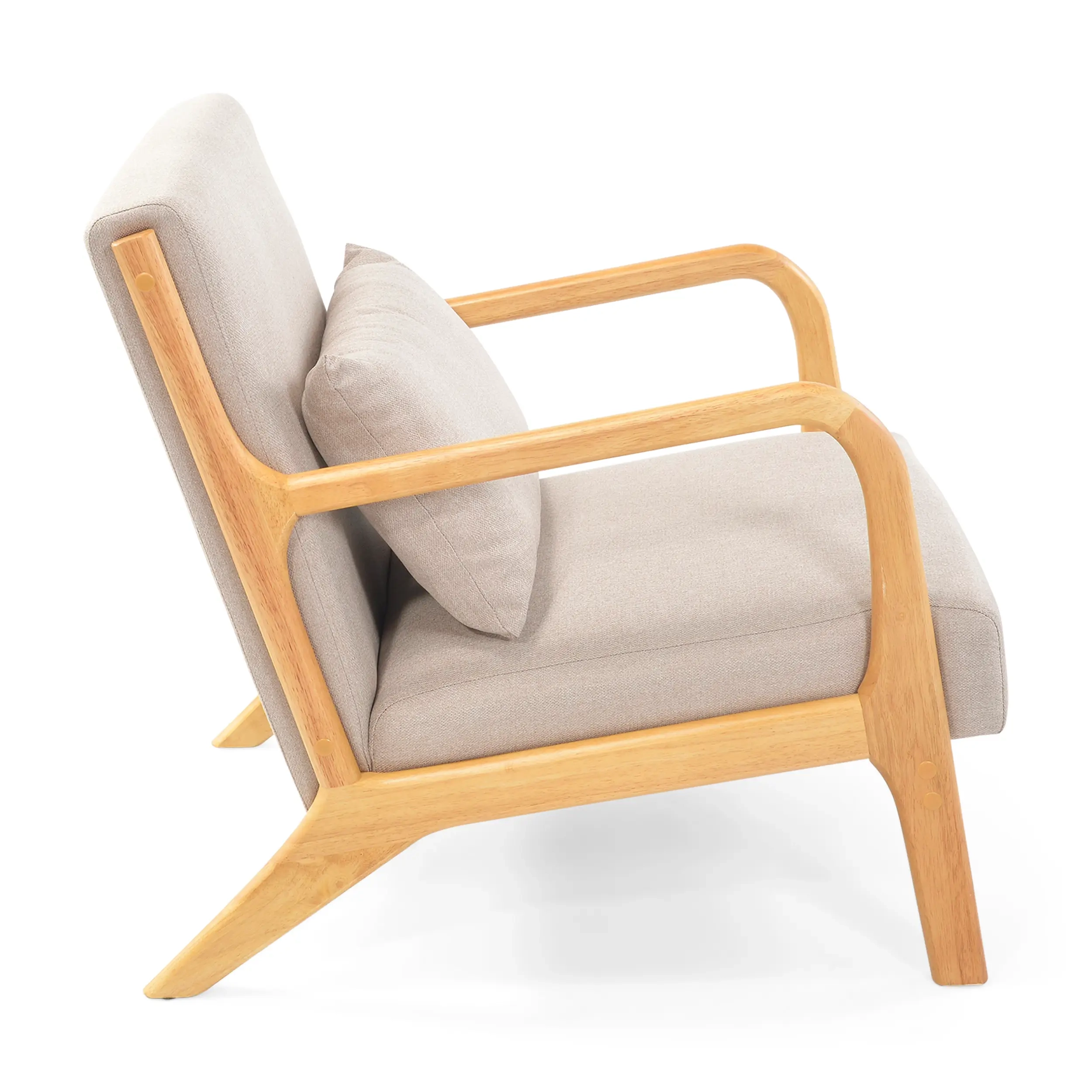 Poltrona scandinavo con cuscino lombare - Colmar