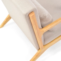 Poltrona scandinavo con cuscino lombare - Colmar