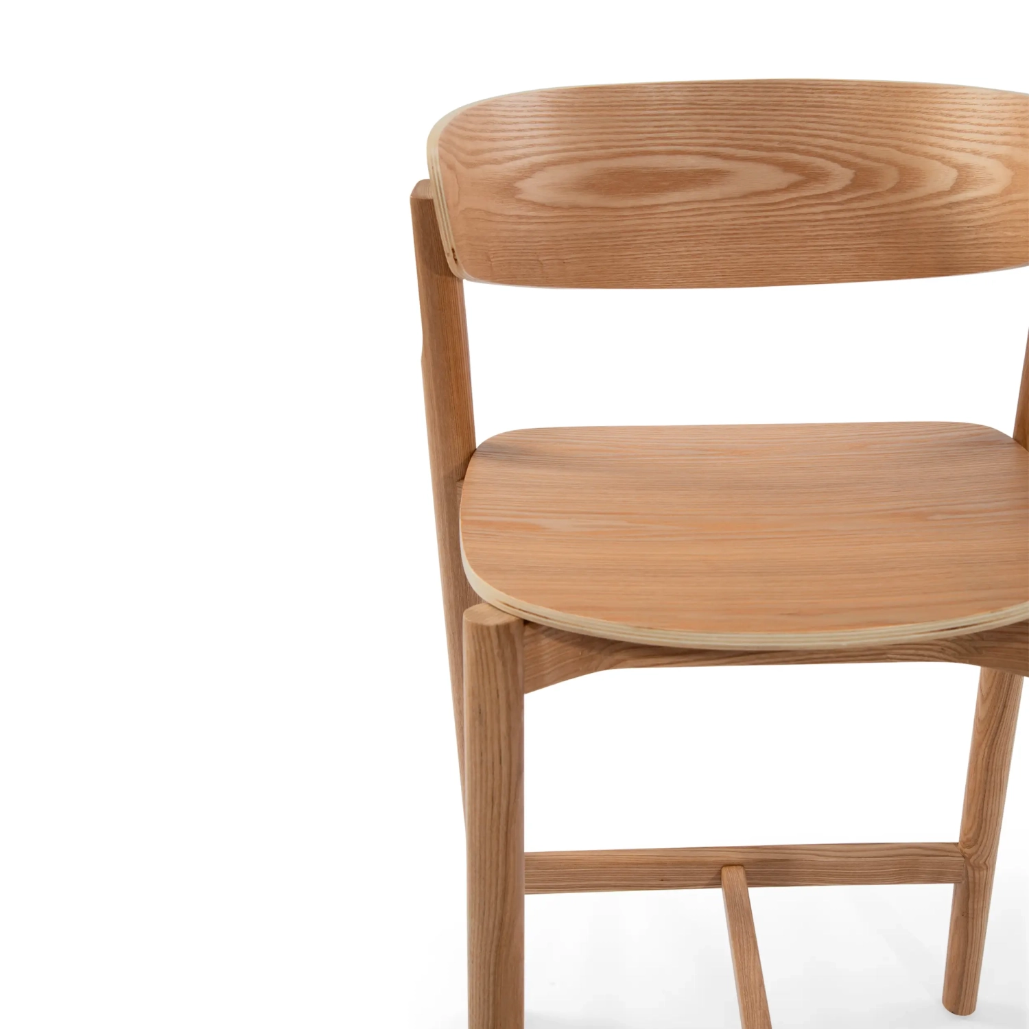 Barstol hög i naturlig ask - Notorius