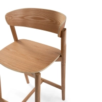 Hocker hoch in Esche natur - Notorius