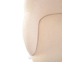 Silla de oficina bouclé con altura regulable - Notorius