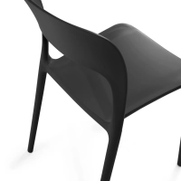 Outdoor polypropylene stacking chair - Pavilon