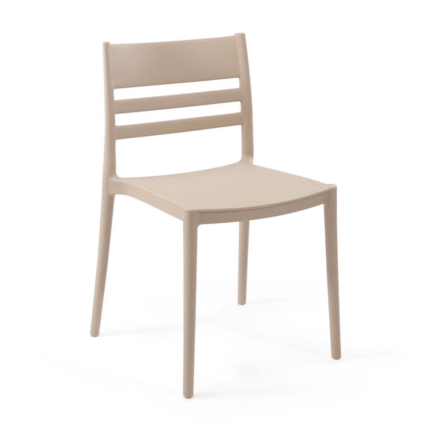 Stackable polypropylene chair suitable for outdoor use - Creta