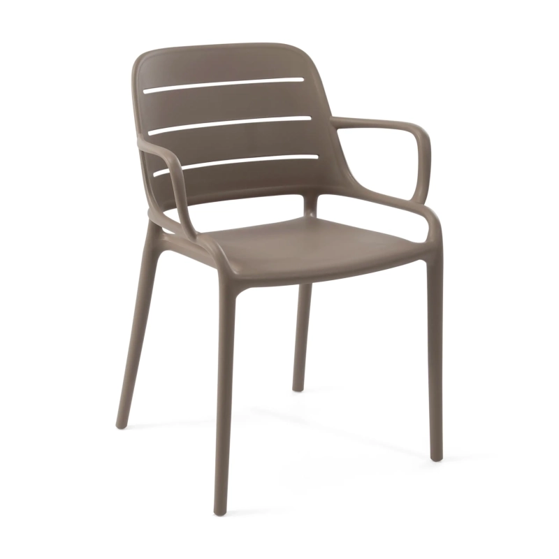 Silla de exterior en polipropileno apilable - Sunset