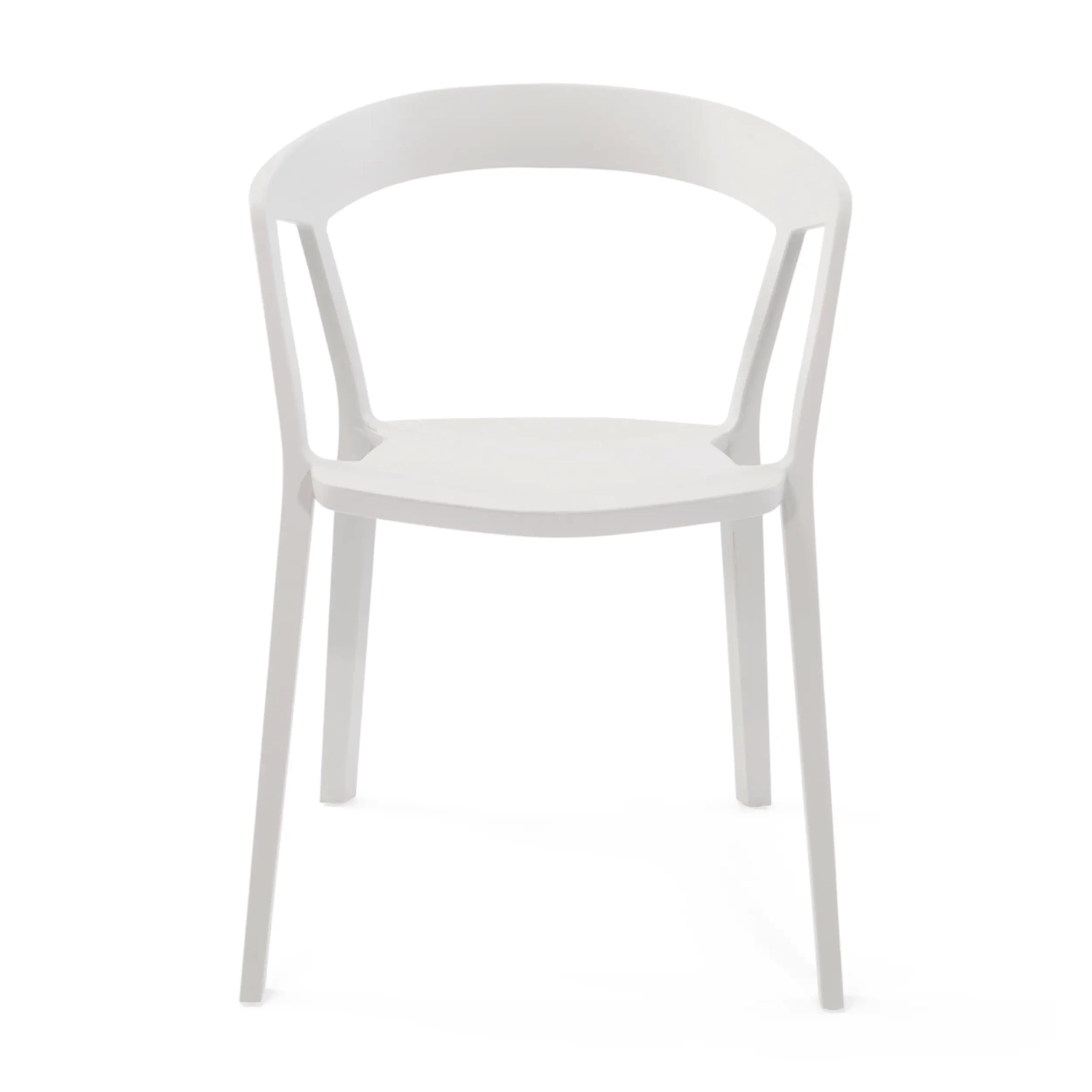 Chaise de salle à manger et d'extérieur empilable - Krilen