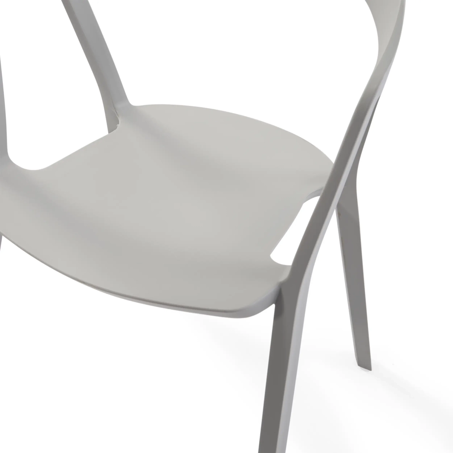 Silla apilable para comedor y exterior - Krilen
