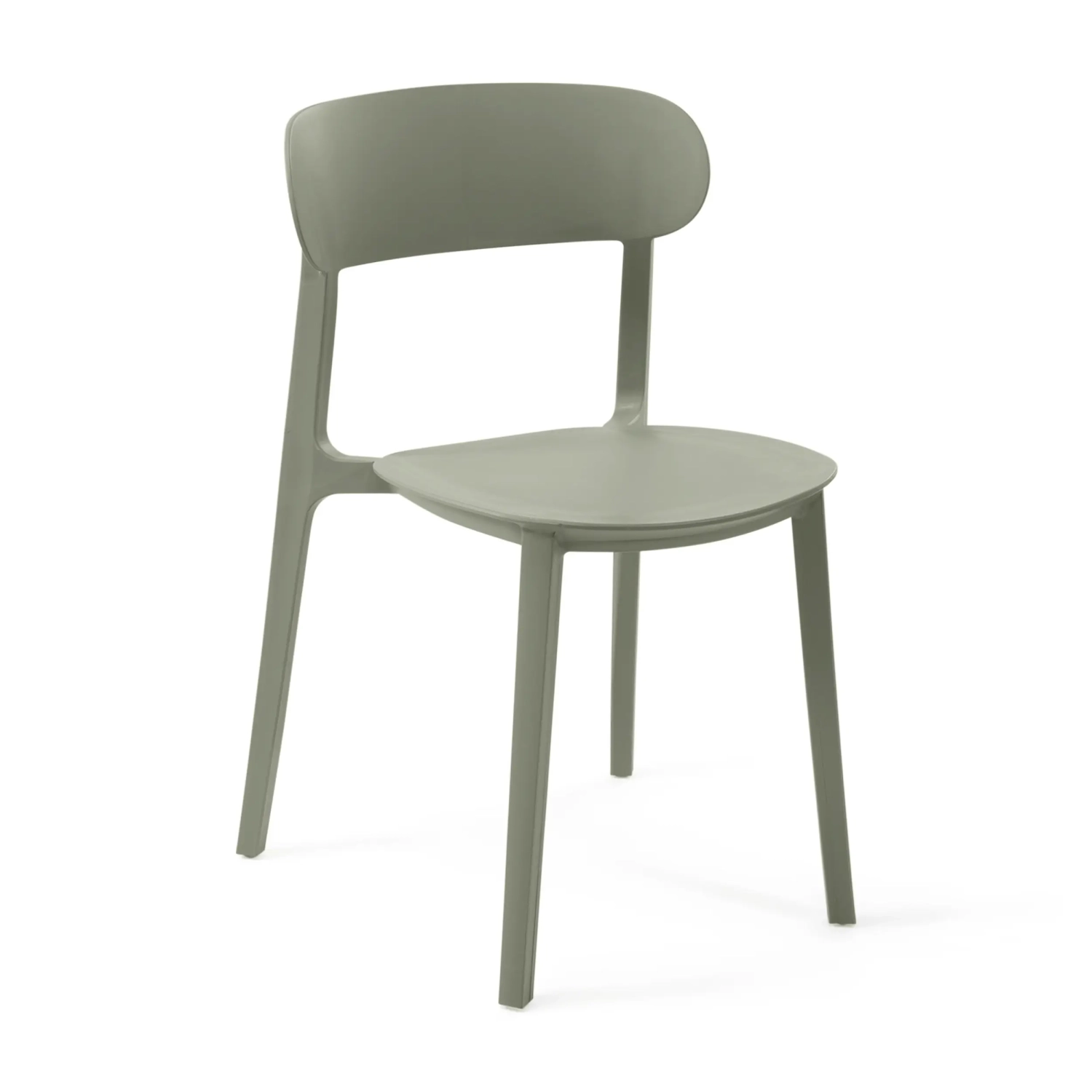 Stackable polypropylene design chair - Sun